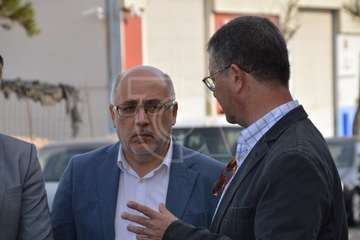 El Cabildo comprueba las obras en el polígono de Cruz de La Gallina y Salinetas (Foto TA)